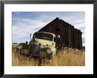 Close View Of An Abandoned Pick-Up Truck, Marysville, Montana by Pete Ryan Pricing Limited Edition Print image