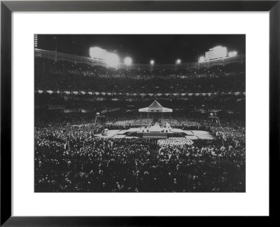 Appearance Of Pope Paul Vi For Roman Catholic Mass In New York Yankee Stadium by Ralph Morse Pricing Limited Edition Print image