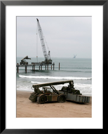 Navy Seabees Dismantling An Elevated Causeway Modular by Stocktrek Images Pricing Limited Edition Print image