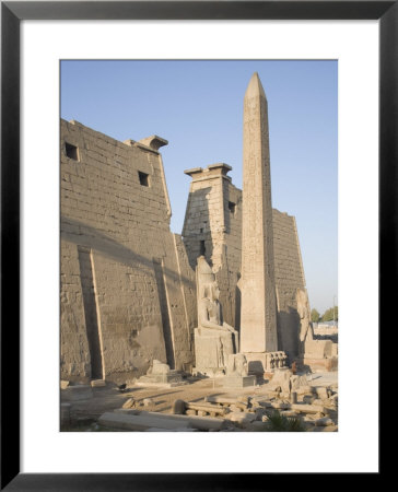 Obelisk And Pylon Of Ramesses Ii, Luxor Temple, Luxor, Thebes, Egypt by Philip Craven Pricing Limited Edition Print image