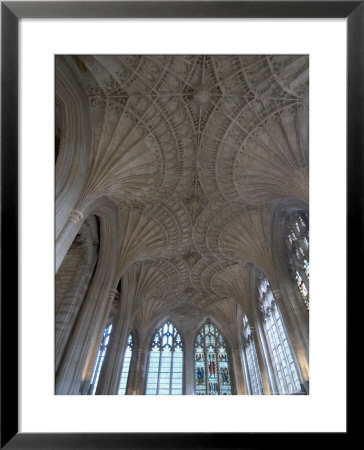 Ceiling Detail, Peterborough Cathedral, Peterborough, Cambridgeshire, England by Ethel Davies Pricing Limited Edition Print image