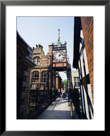 Eastgate Clock, Chester, Cheshire, England, United Kingdom by Peter Scholey Pricing Limited Edition Print image