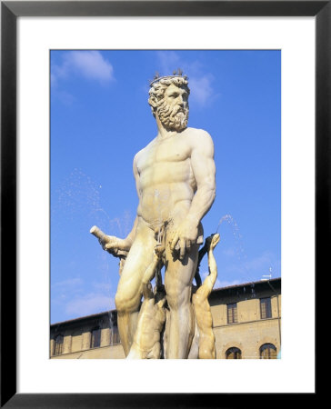 Neptune Fountain, Piazza Della Signoria, Florence, Tuscany, Italy by Hans Peter Merten Pricing Limited Edition Print image