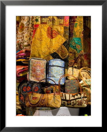 Fabrics For Sale, Vendor In Spice Market, Istanbul, Turkey by Darrell Gulin Pricing Limited Edition Print image