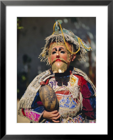 Chichicastenango, Dance Of The Conquistadors, Guatemala, Central America by Upperhall Ltd Pricing Limited Edition Print image