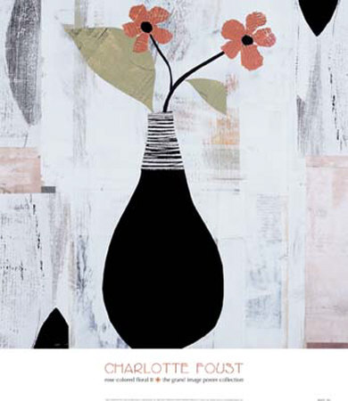 Rose Colored Floral Ii by Charlotte Foust Pricing Limited Edition Print image