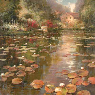 Lily Pond by K. Adams Pricing Limited Edition Print image