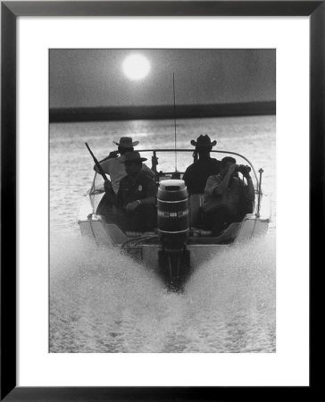Police Patrolling The Waters Between Mexico And The Us Looking For Marijuana Smugglers by Co Rentmeester Pricing Limited Edition Print image