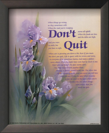 Don't Quit by T. C. Chiu Pricing Limited Edition Print image
