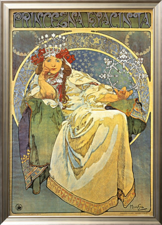 Princess Hyacinth by Alphonse Mucha Pricing Limited Edition Print image
