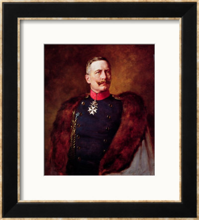 Portrait Of Kaiser Wilhelm Ii (1859-1941) by Bruno Heinrich Strassberger Pricing Limited Edition Print image