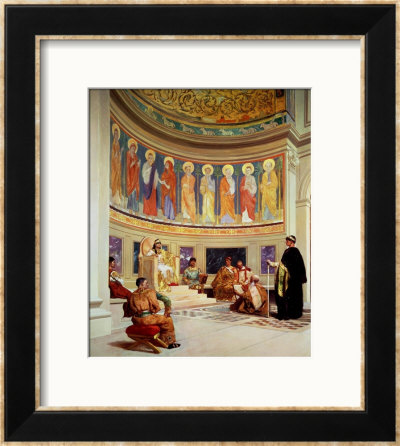 St John Chrysostom Exiled By Empress Eudoxia by Benjamin Constant Pricing Limited Edition Print image