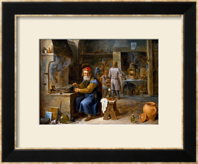 The Alchemist by David Teniers The Younger Pricing Limited Edition Print image