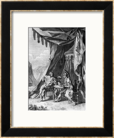 Brutus And Cassius In Brutus's Tent, Act Iv Scene Iii From Julius Caesar By William Shakespeare by Francis Hayman Pricing Limited Edition Print image