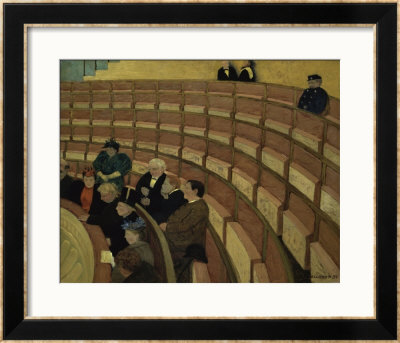 Third Level At The Theatre In Chatelet by Felix Vallotton Pricing Limited Edition Print image