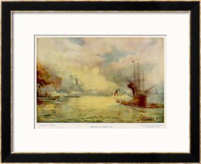 The Battle Of Mobile Bay by E. Packbauer Pricing Limited Edition Print image