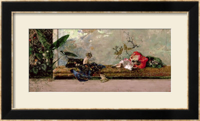 The Painter's Children In The Japanese Salon by Mariano Fortuny Y Marsal Pricing Limited Edition Print image