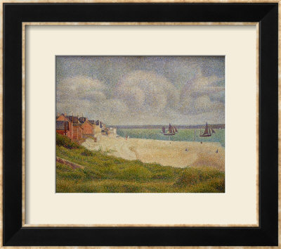 Le Crotoy Looking Upstream, 1889 by Georges Seurat Pricing Limited Edition Print image