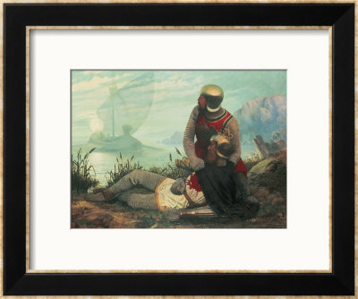 Morte D'arthur, C.1862 by John Mulcaster Carrick Pricing Limited Edition Print image