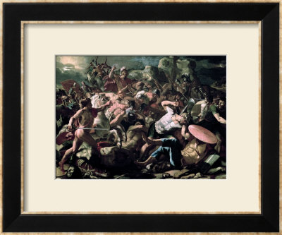 The Battle by Nicolas Poussin Pricing Limited Edition Print image