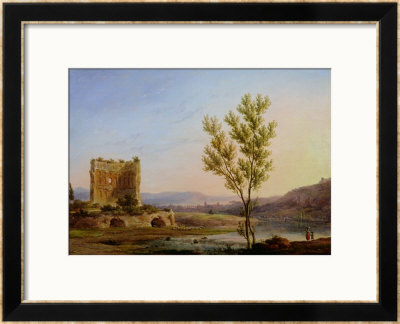 View Of The Outskirts Of Rome by Pierre Henri De Valenciennes Pricing Limited Edition Print image