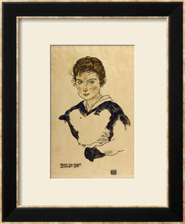 Portrait Fraulein Toni Rieger by Egon Schiele Pricing Limited Edition Print image