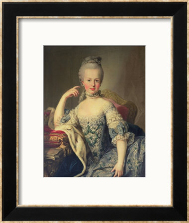 Archduchess Marie Antoinette Habsburg-Lotharingen (1755-93) by Martin Van Meytens Pricing Limited Edition Print image