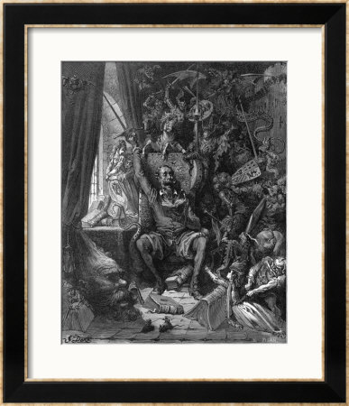 Don Quixote Relives His Past Glories by Gustave Dore Pricing Limited Edition Print image