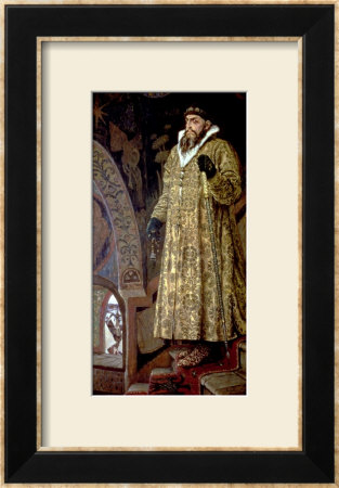 Tsar Ivan Iv Vasilyevich The Terrible (1530-84) 1897 by Victor Mikhailovich Vasnetsov Pricing Limited Edition Print image
