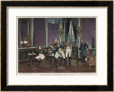 Napoleon's First Abdication At Fontainebleau by E.P. Berne-Bellecour Pricing Limited Edition Print image