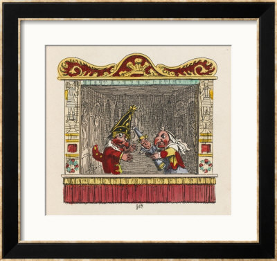 Punch Judy And The Baby by George Cruikshank Pricing Limited Edition Print image