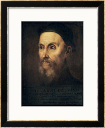 Portrait Of John Calvin (1509-64) by Titian (Tiziano Vecelli) Pricing Limited Edition Print image