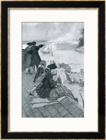 Watching The Fight At Bunker Hill, Illustration From Colonies And Nation By Woodrow Wilson by Howard Pyle Pricing Limited Edition Print image