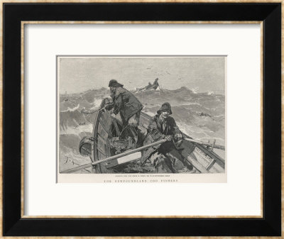 Cod Fishing On The Newfoundland Banks by Frederic De Haenen Pricing Limited Edition Print image