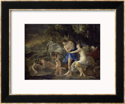 Cephalus And Aurora by Nicolas Poussin Pricing Limited Edition Print image