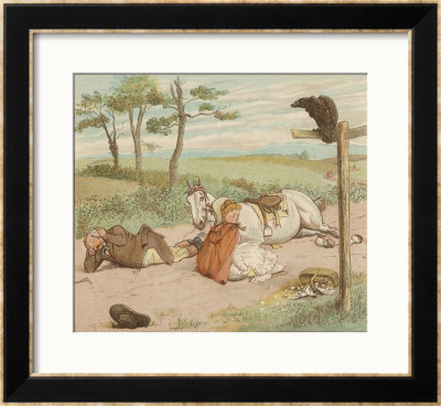 Raven Cried Croak And They All Tumbled Down Bumpety Bumpety Bump by Randolph Caldecott Pricing Limited Edition Print image