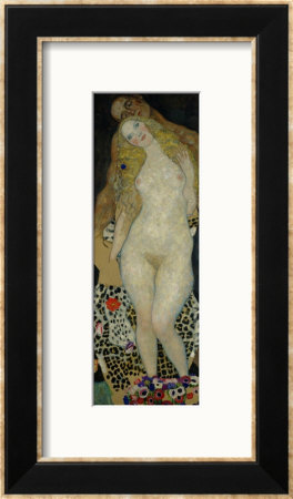 Adam And Eve, 1917 by Gustav Klimt Pricing Limited Edition Print image