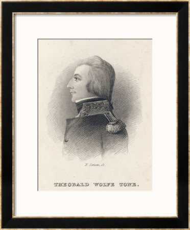 Theobald Wolfe Tone Irish Patriot by F. Scriven Pricing Limited Edition Print image