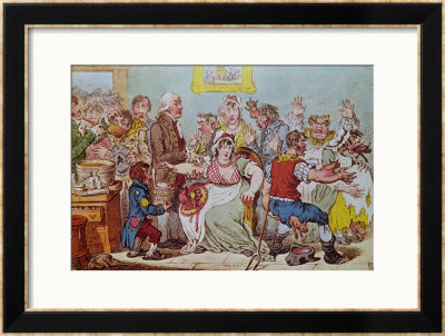 The Cow Pock Or The Wonderful Effects Of The New Inoculation, Published By H.Humphrey, 1809 by James Gillray Pricing Limited Edition Print image