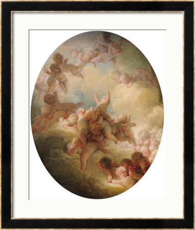 The Swarm Of Cupids, Circa 1767 by Jean-Honore Fragonard Pricing Limited Edition Print image