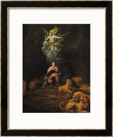 Daniel In The Den Of Lions by Francois Verdier Pricing Limited Edition Print image