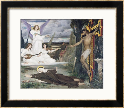 The Vision, Legend Of The 14Th Century, 1872 by Luc-Oliver Merson Pricing Limited Edition Print image