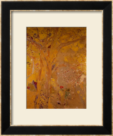Tree Against A Yellow Background by Odilon Redon Pricing Limited Edition Print image