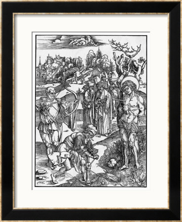 St. Sebastian Christian Martyr by Albrecht Durer Pricing Limited Edition Print image