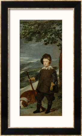 Infante Balthasar Carlos In Hunting Dress, 1635-36 by Diego Velázquez Pricing Limited Edition Print image