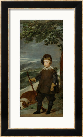 Infante Balthasar Carlos In Hunting Dress, 1635-36 by Diego Velazquez Pricing Limited Edition Print image