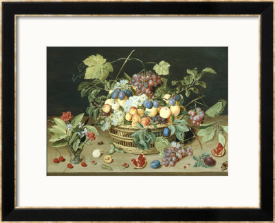 Still Life With A Basket Of Fruit by Isaac Soreau Pricing Limited Edition Print image