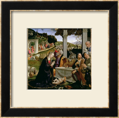 Adoration Of The Shepherds, 1485 by Domenico Ghirlandaio Pricing Limited Edition Print image