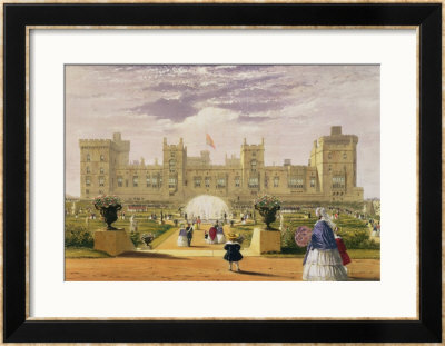 Eastern View Of The Castle And Garden, Windsor Castle, 1838 by James Baker Pyne Pricing Limited Edition Print image