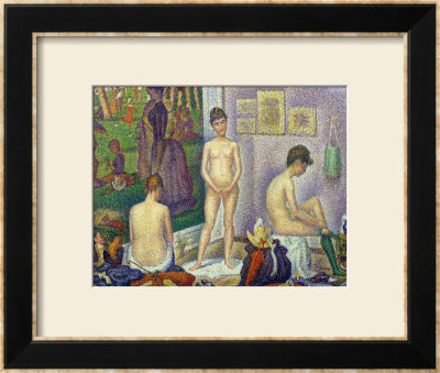The Models, 1888 by Georges Seurat Pricing Limited Edition Print image